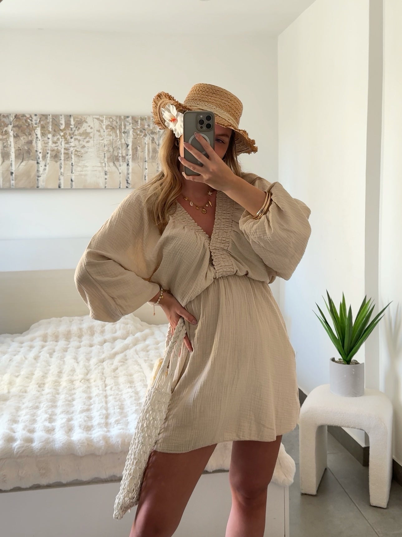 ROBE ALYA GAZE DE COTON