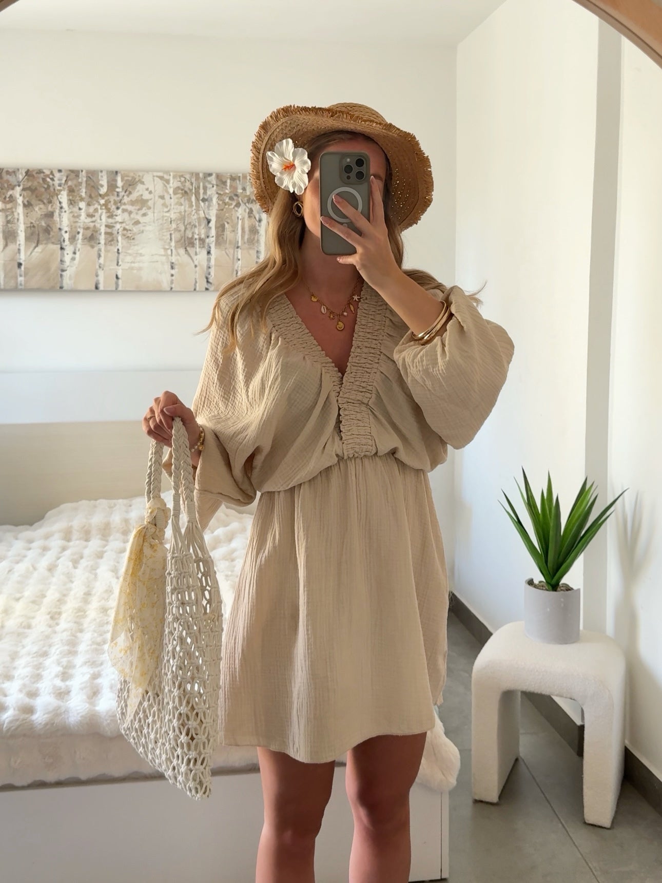 ROBE ALYA GAZE DE COTON
