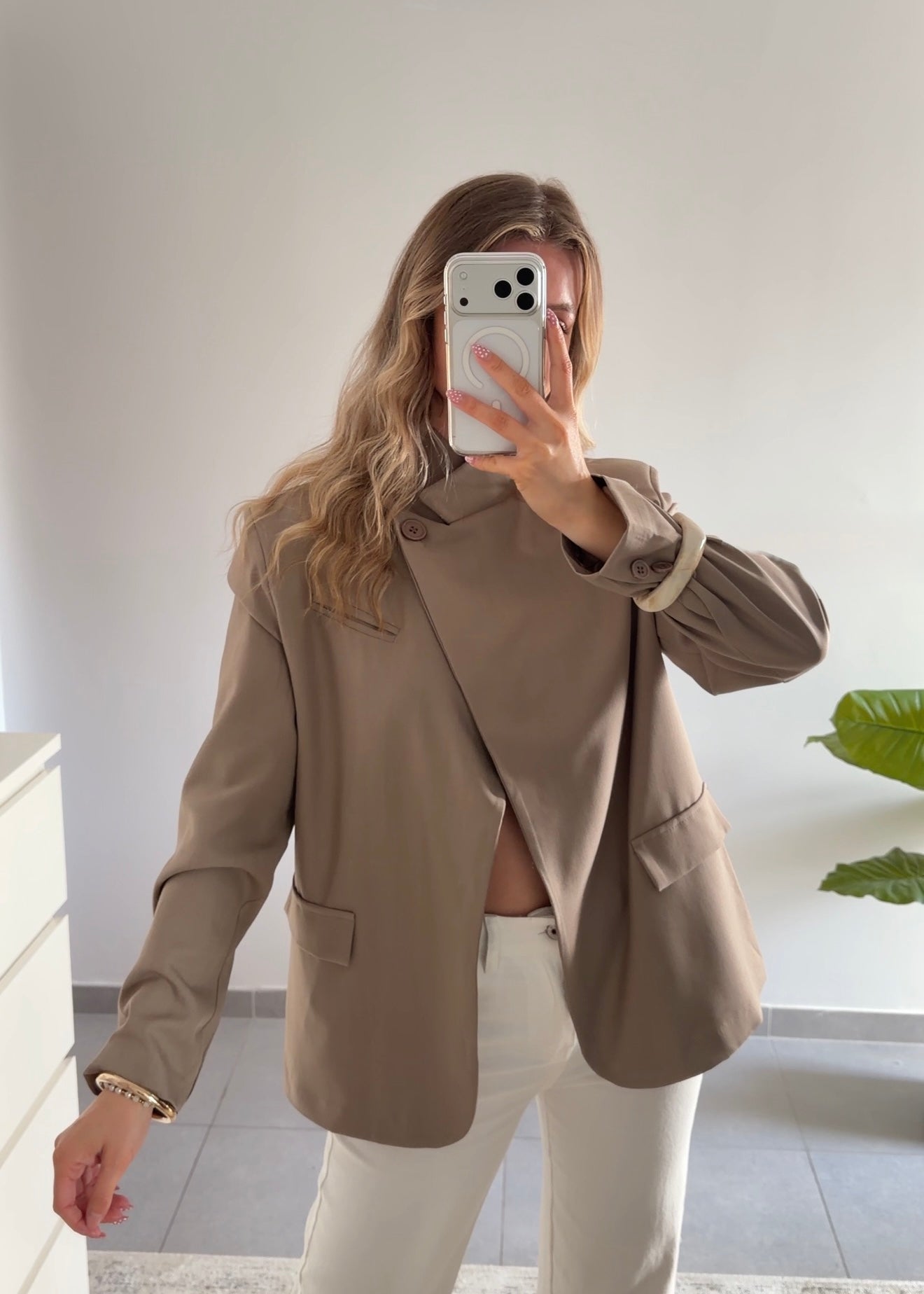 BLAZER ADRIA - TAUPE