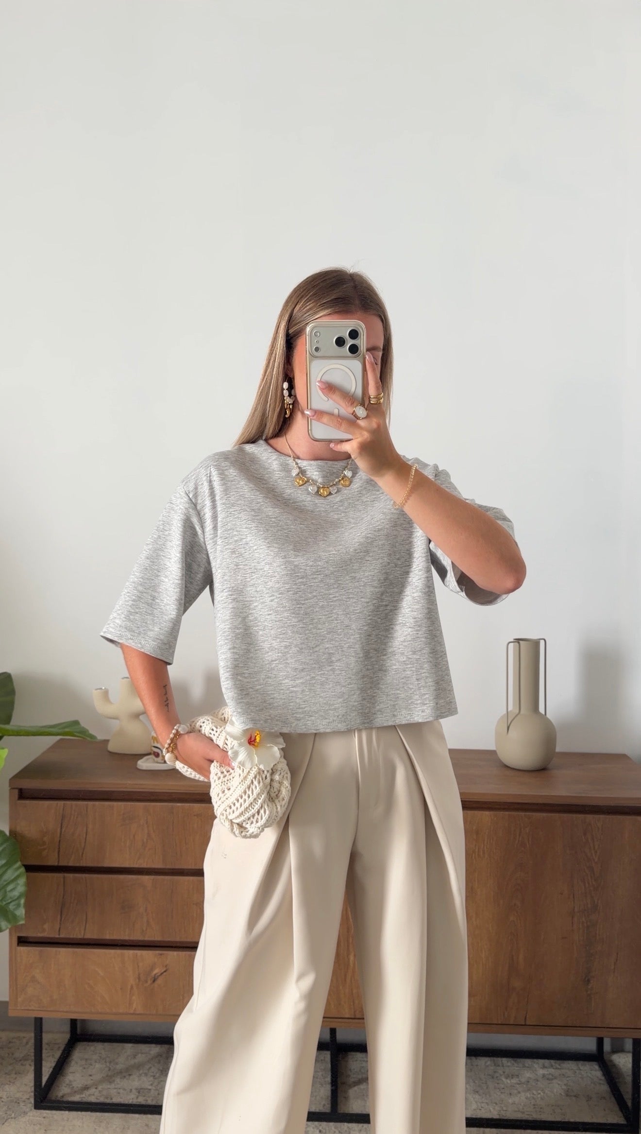 TEE-SHIRT GABY – GRIS