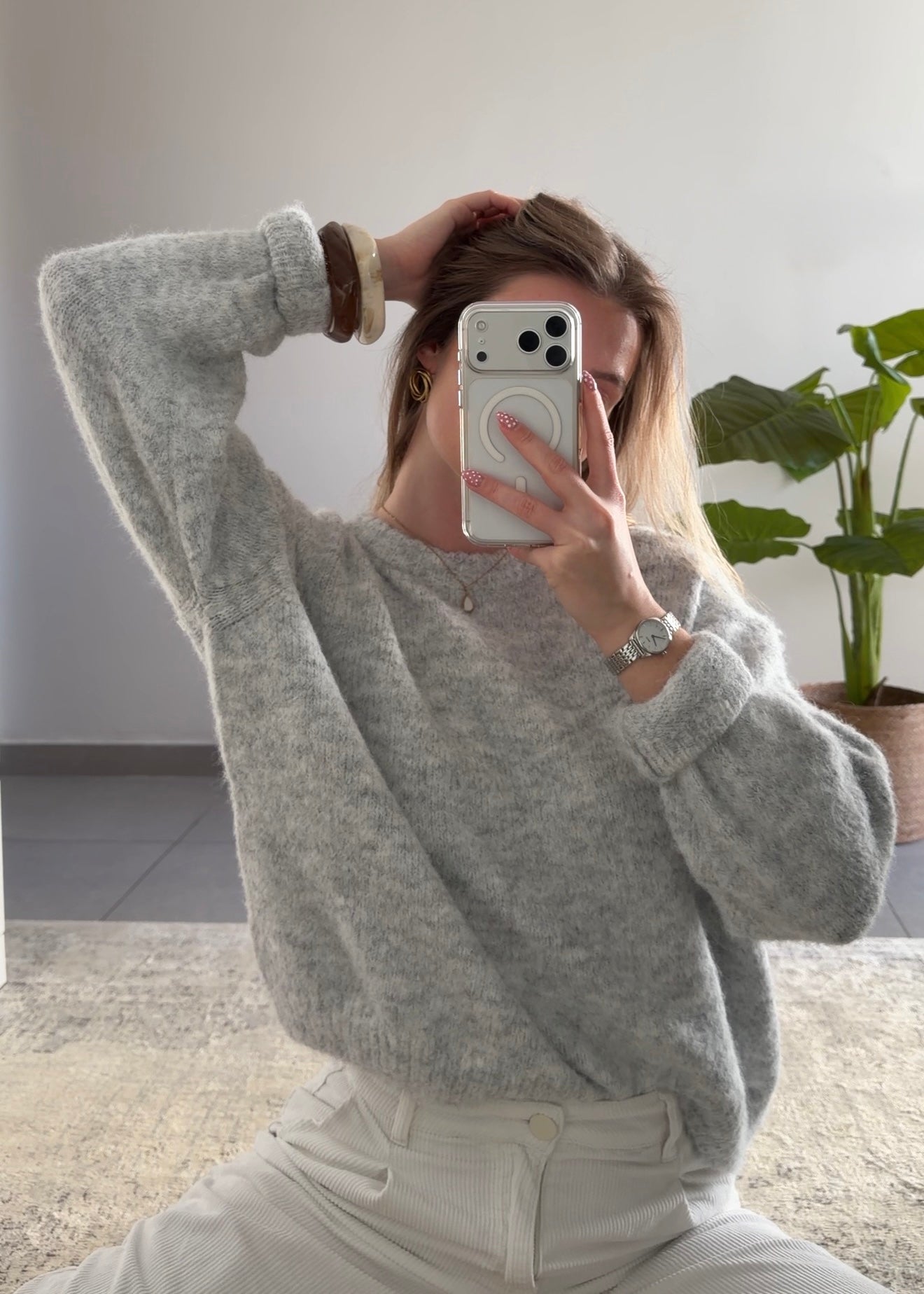 ARIANE SWEATER - GREY