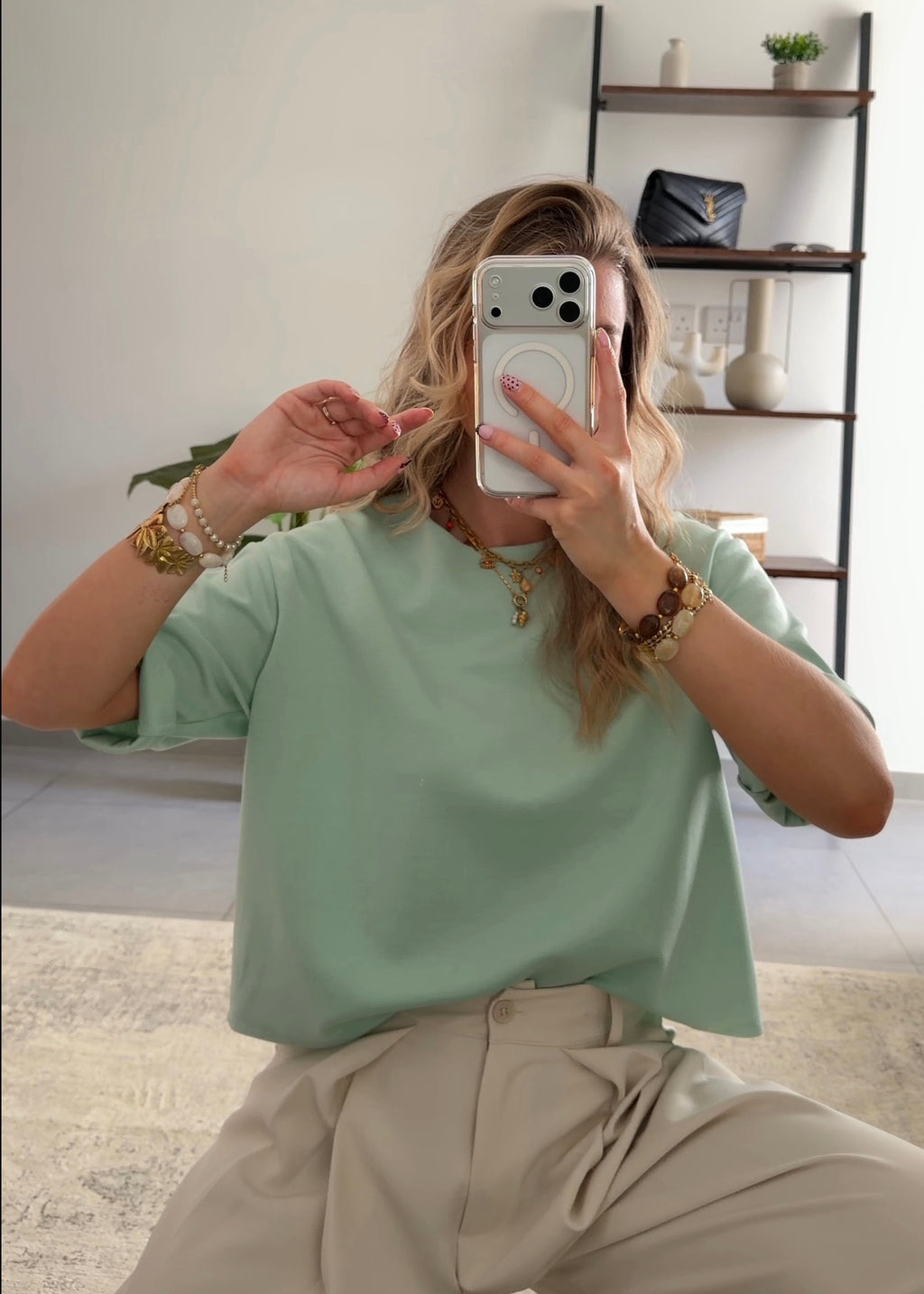 T-SHIRT GABY - VERT D'EAU