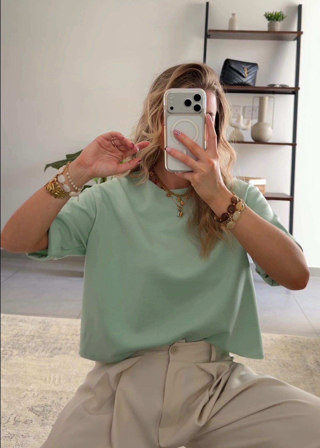 T-SHIRT GABY - VERT D'EAU