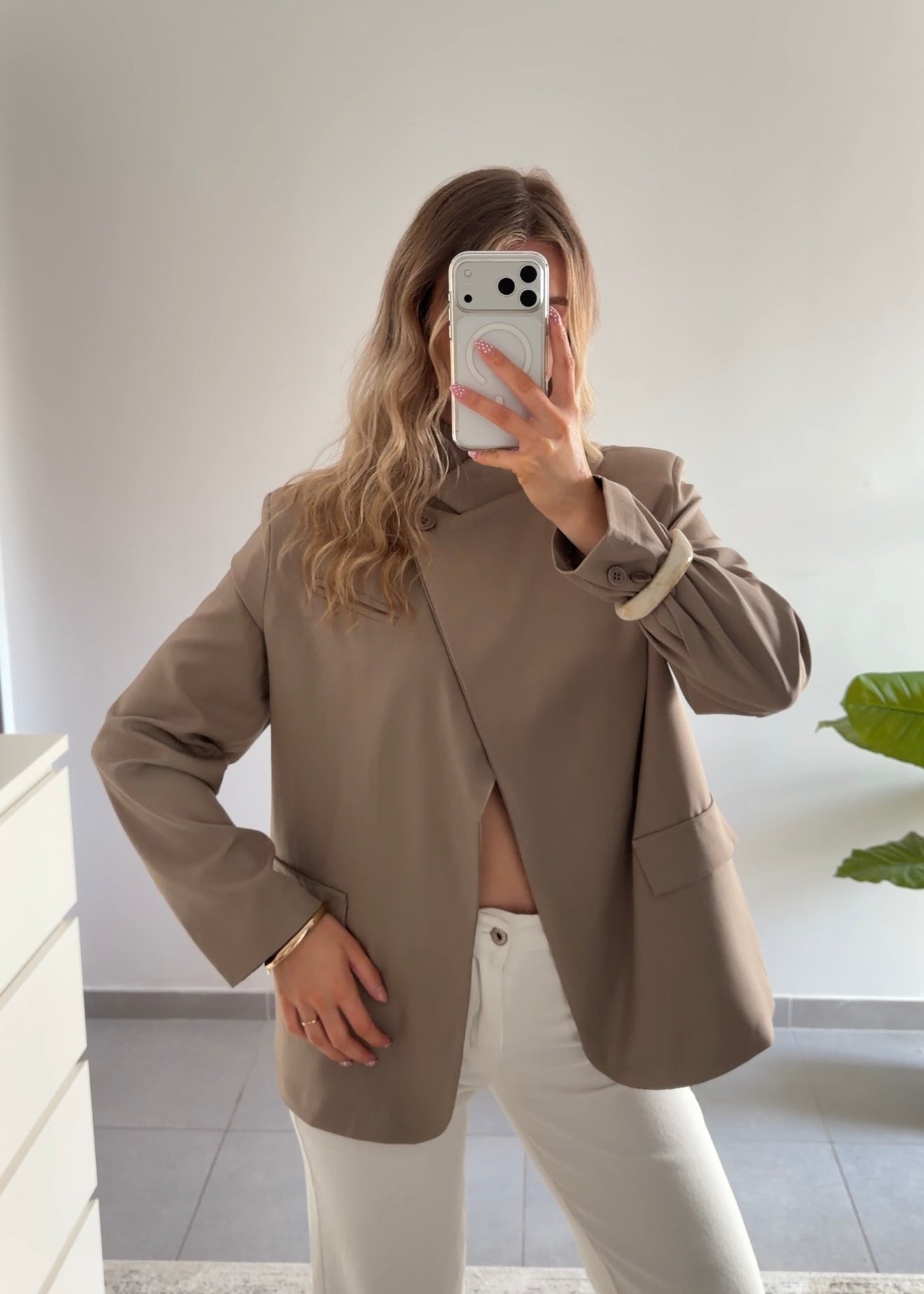 BLAZER ADRIA - TAUPE