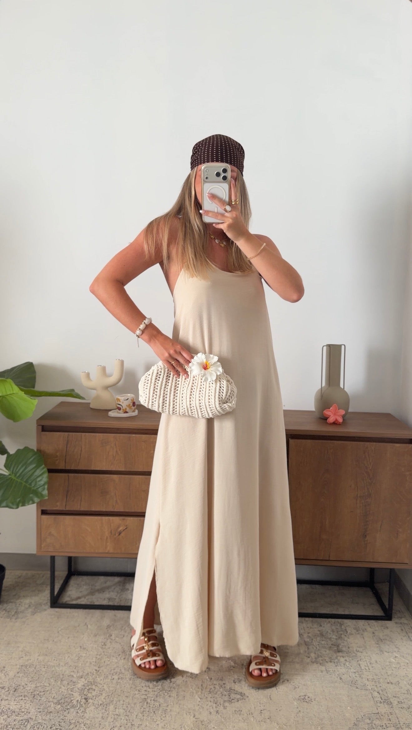 ROBE ALINE - BEIGE