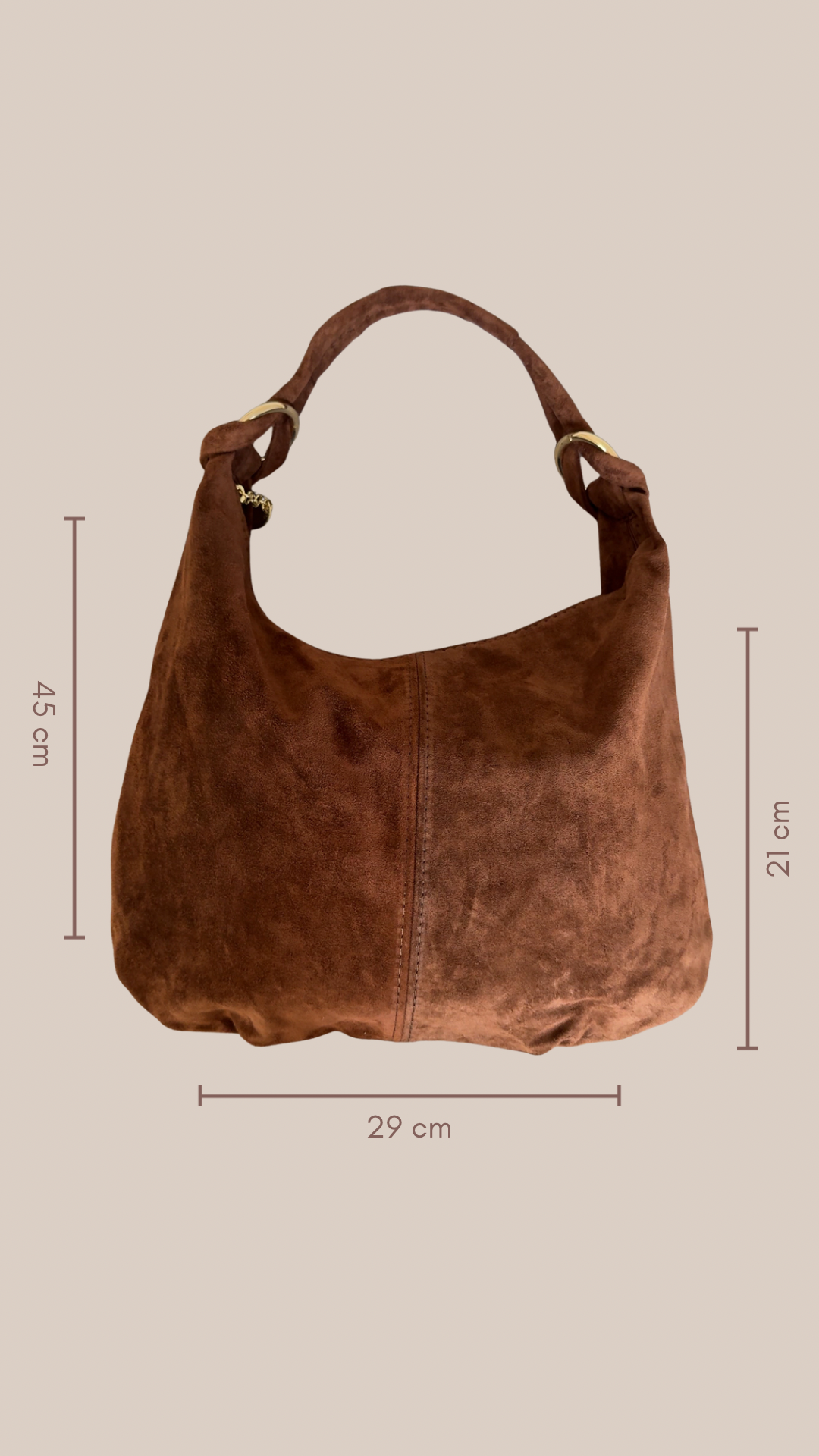 SAC 100% CUIR - MARRON