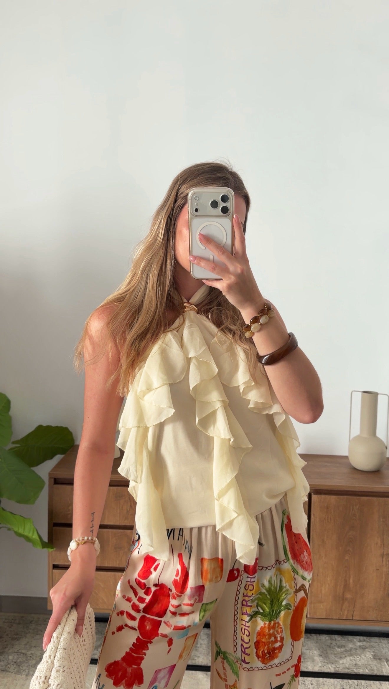 TOP ANTONELLA - BUTTER YELLOW