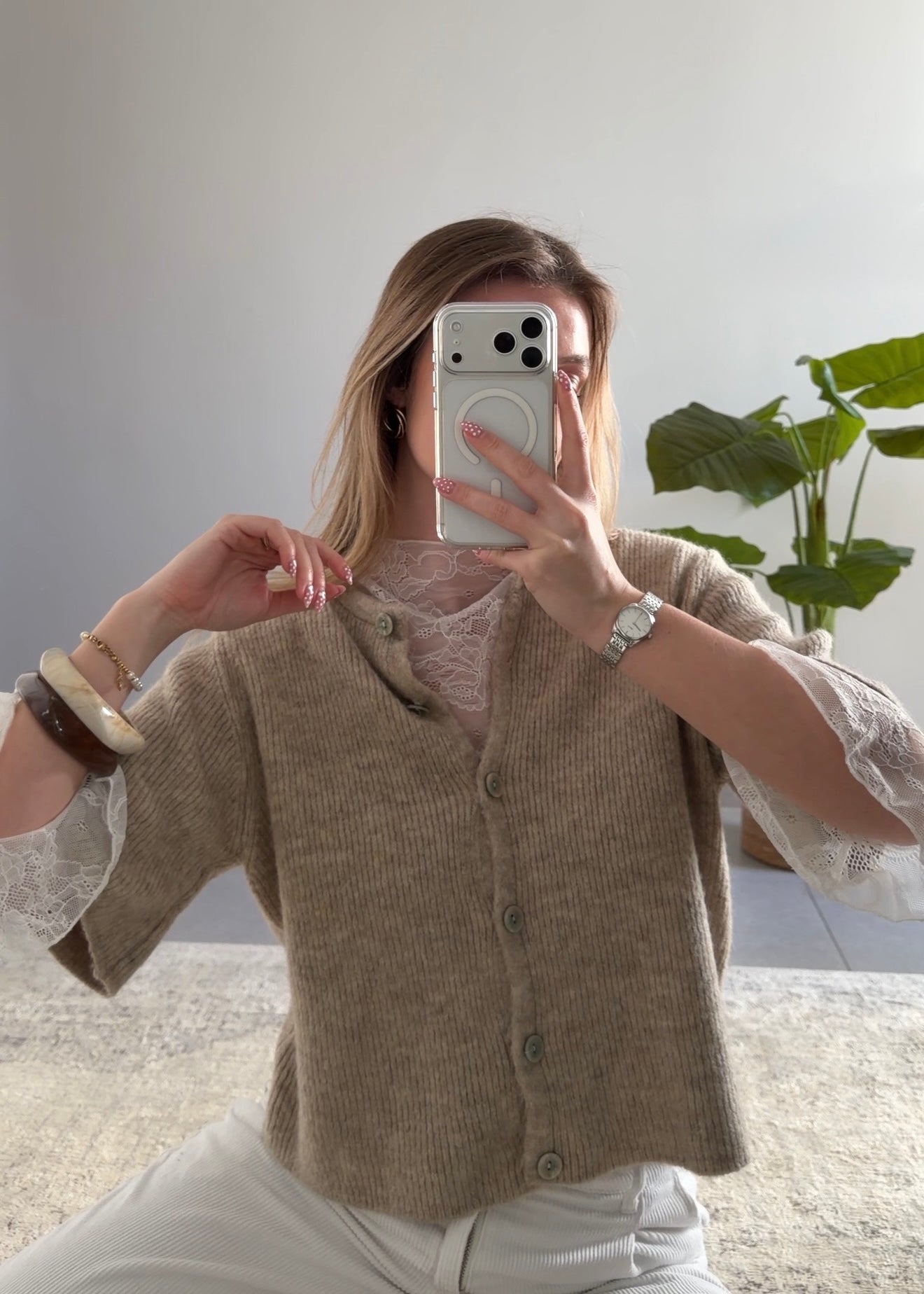 ALMA CARDIGAN - BEIGE