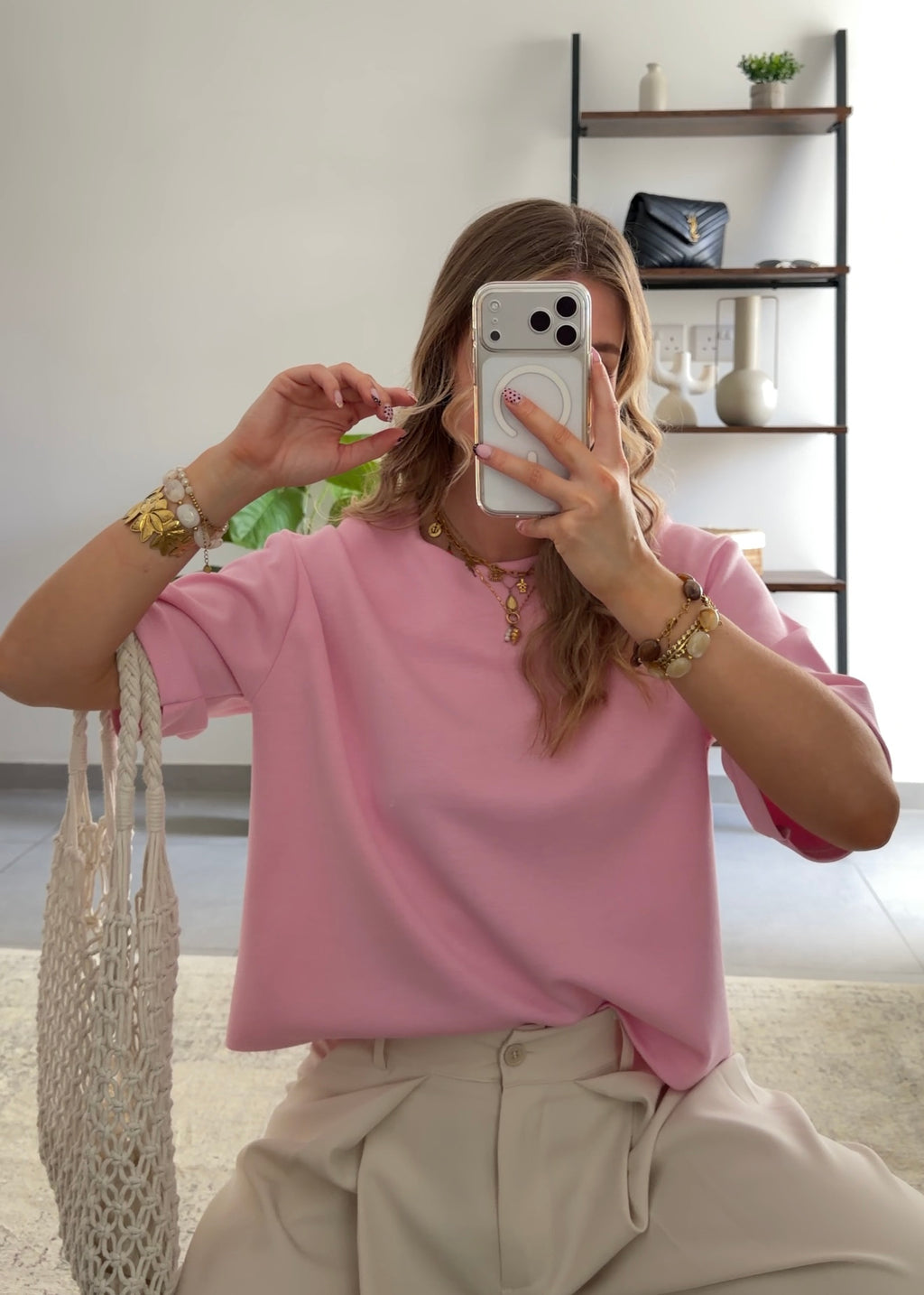 GABY T-SHIRT - LIGHT PINK
