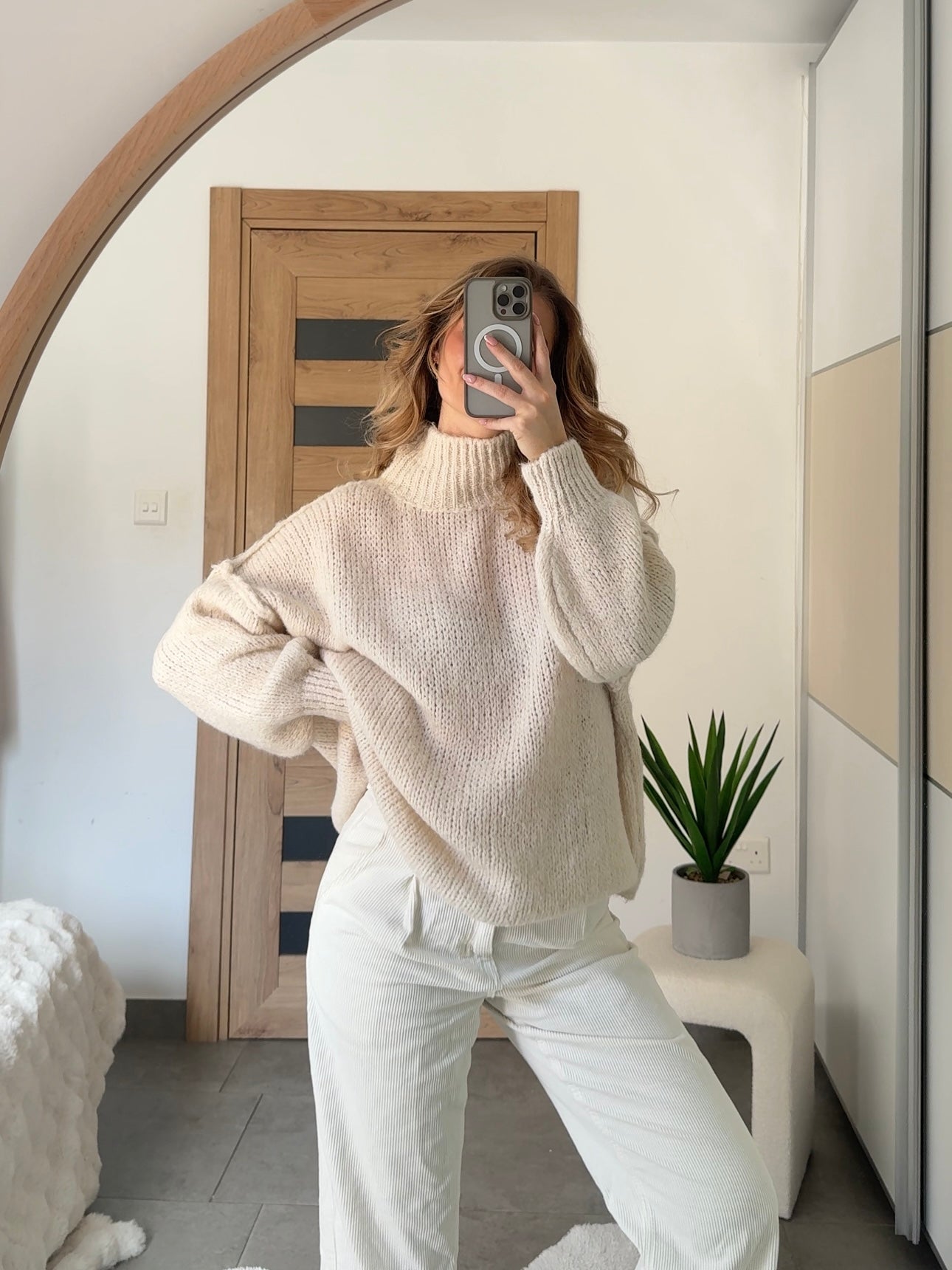 PULL NINA - BEIGE