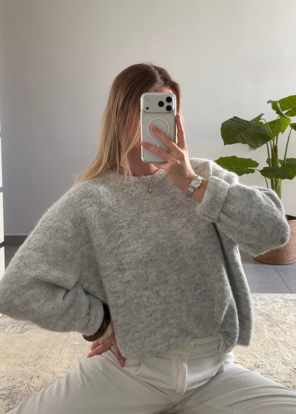 ARIANE SWEATER - GREY