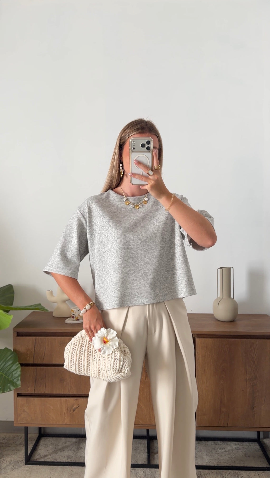 GABY T-SHIRT – GREY