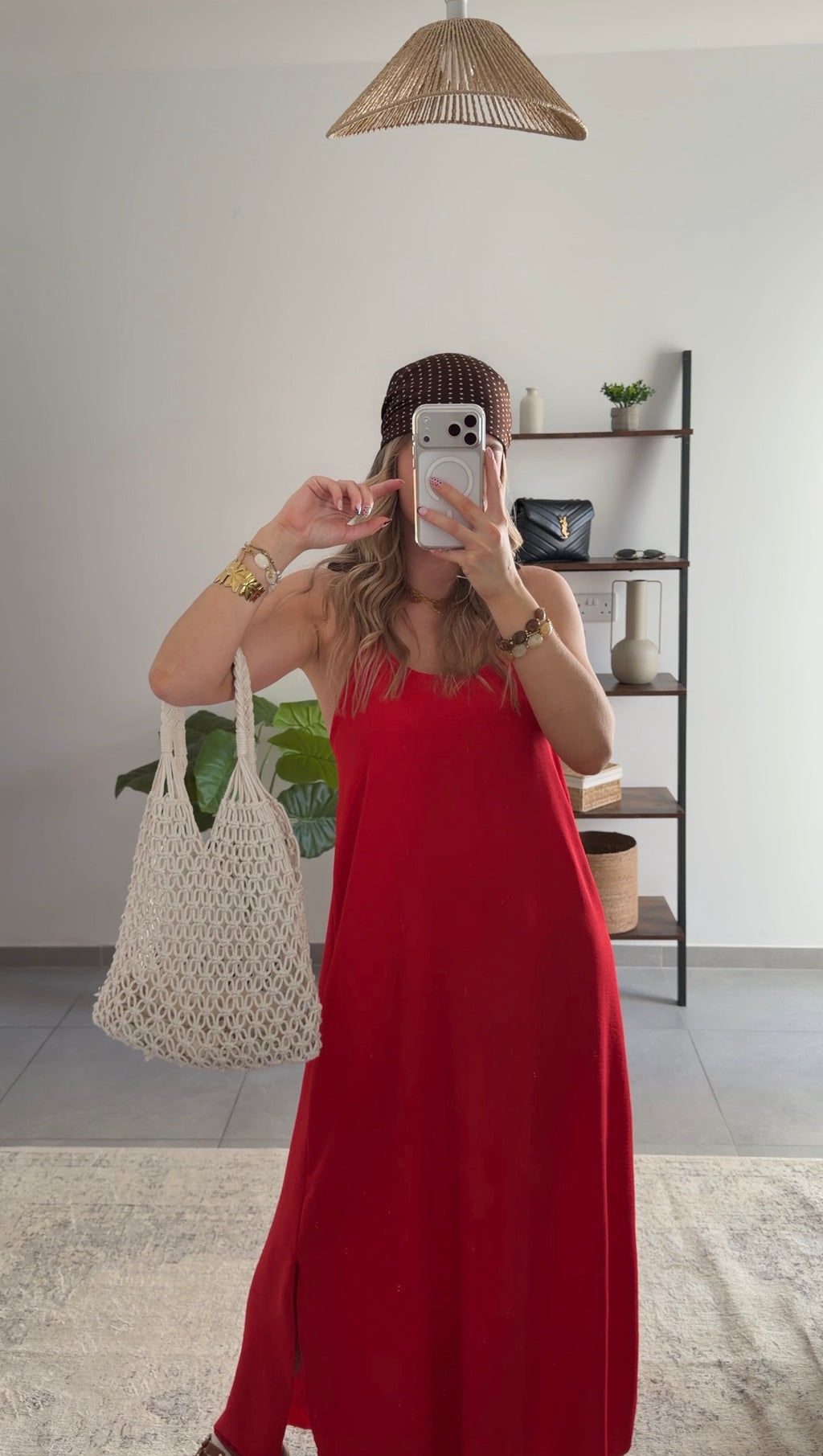 ALINE DRESS - RED