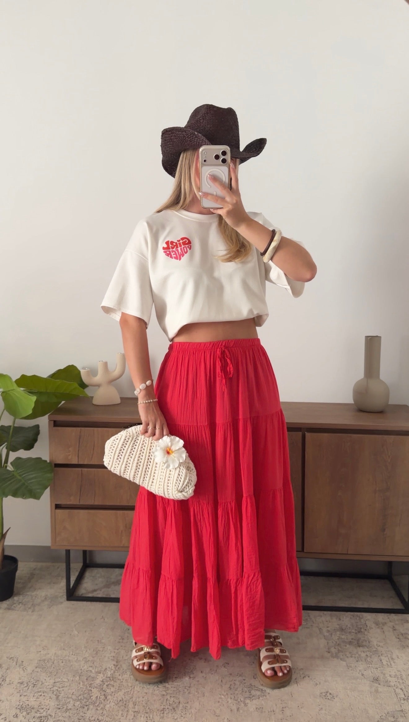 ELISA SKIRT - RED