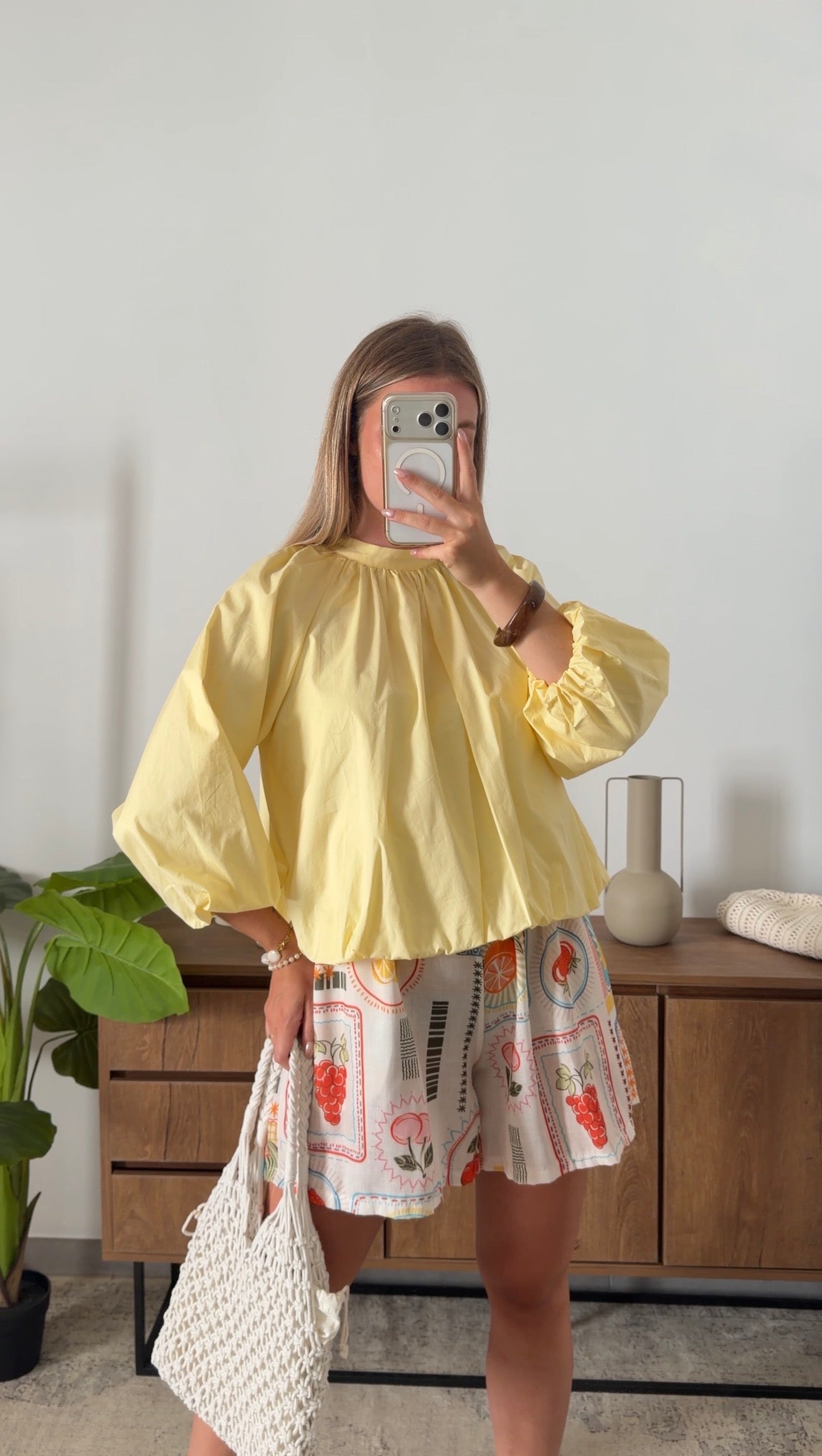 LOLA BLOUSE – YELLOW