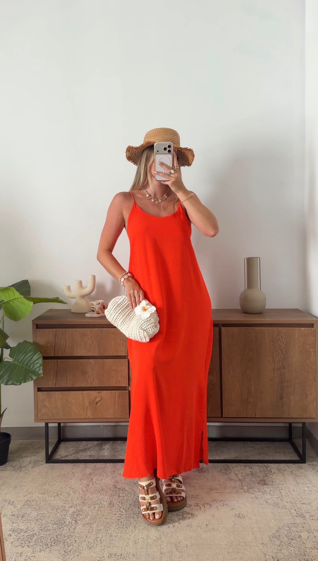 ALINE DRESS - ORANGE
