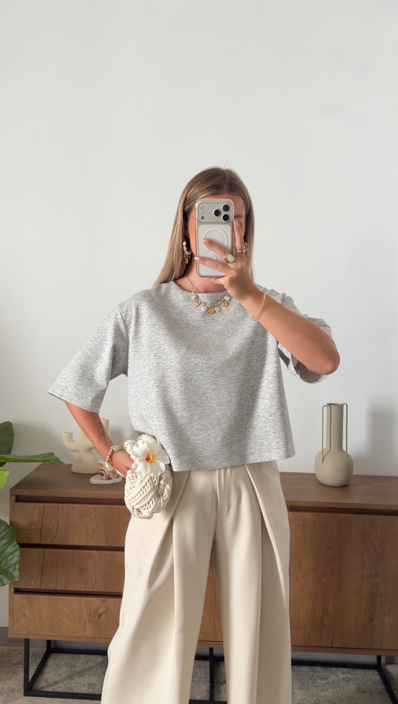 TEE-SHIRT GABY – GRIS