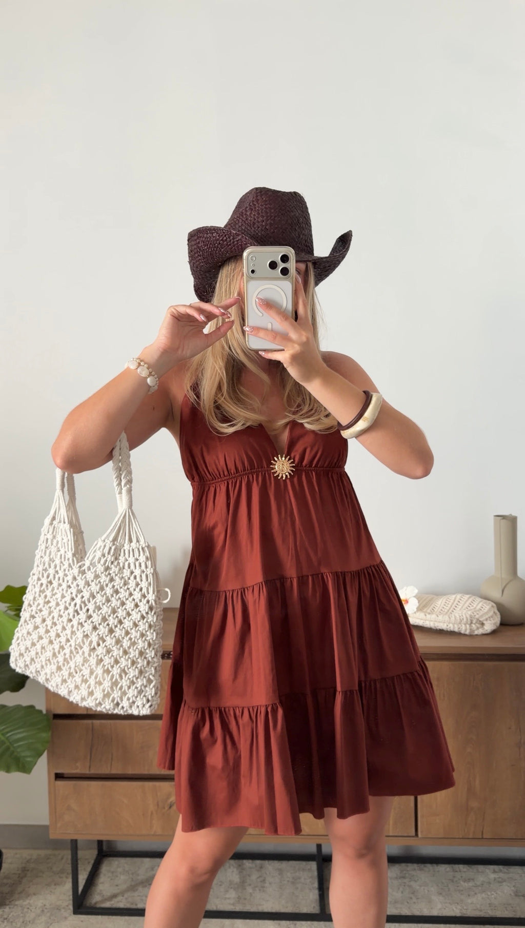 SUNNY DRESS - TERRACOTTA