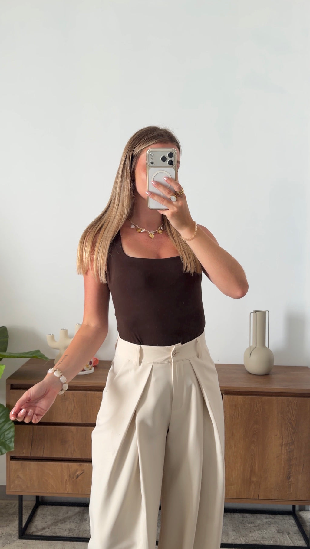 MAÉ BODYSUIT – BROWN