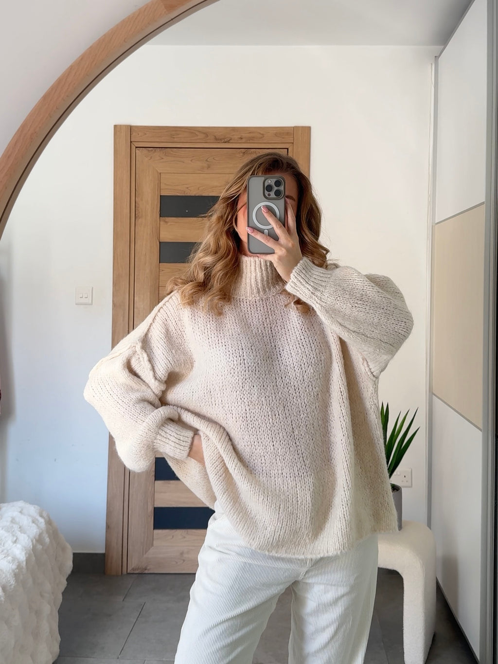PULL NINA - BEIGE