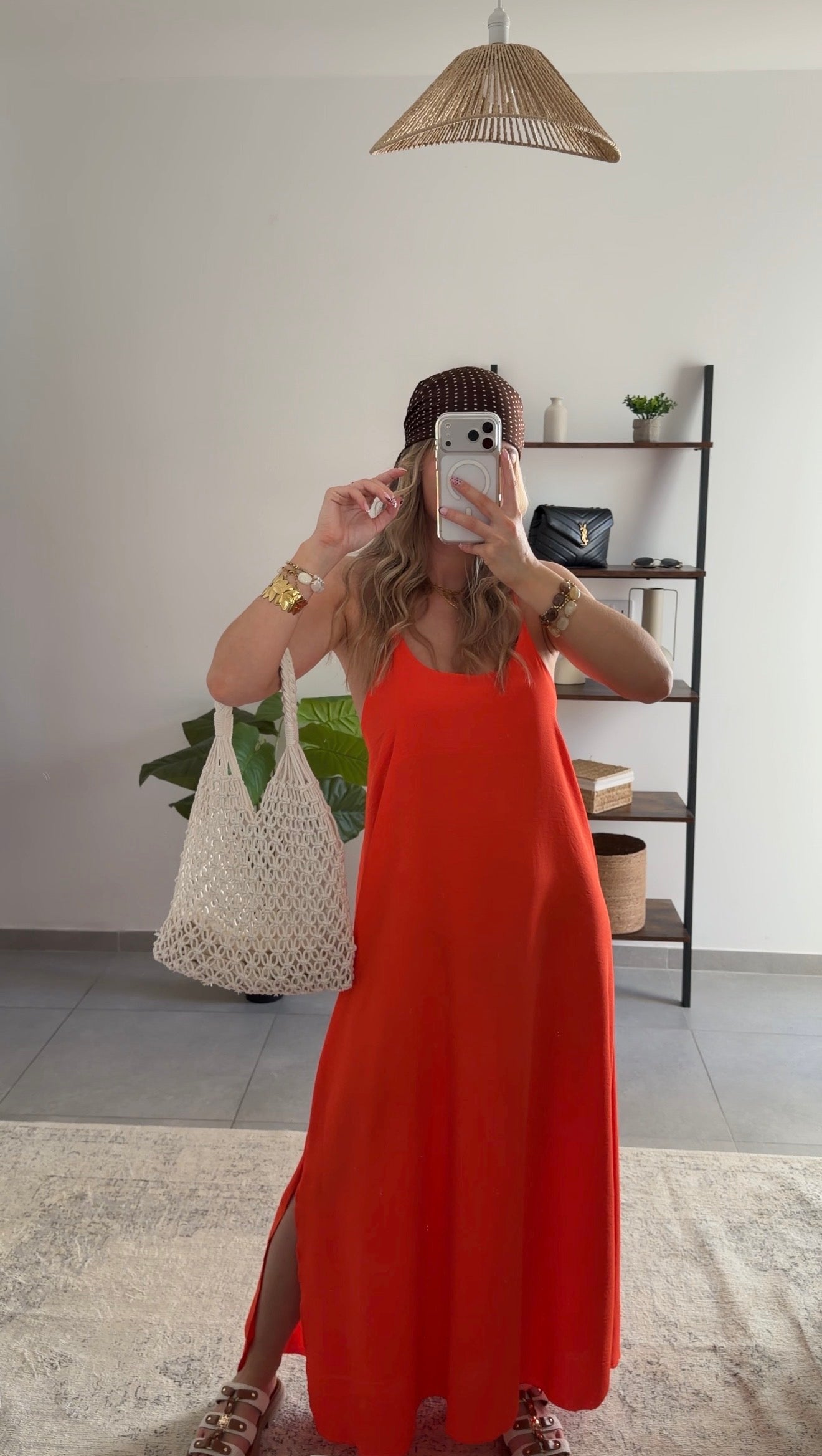 ALINE DRESS - ORANGE