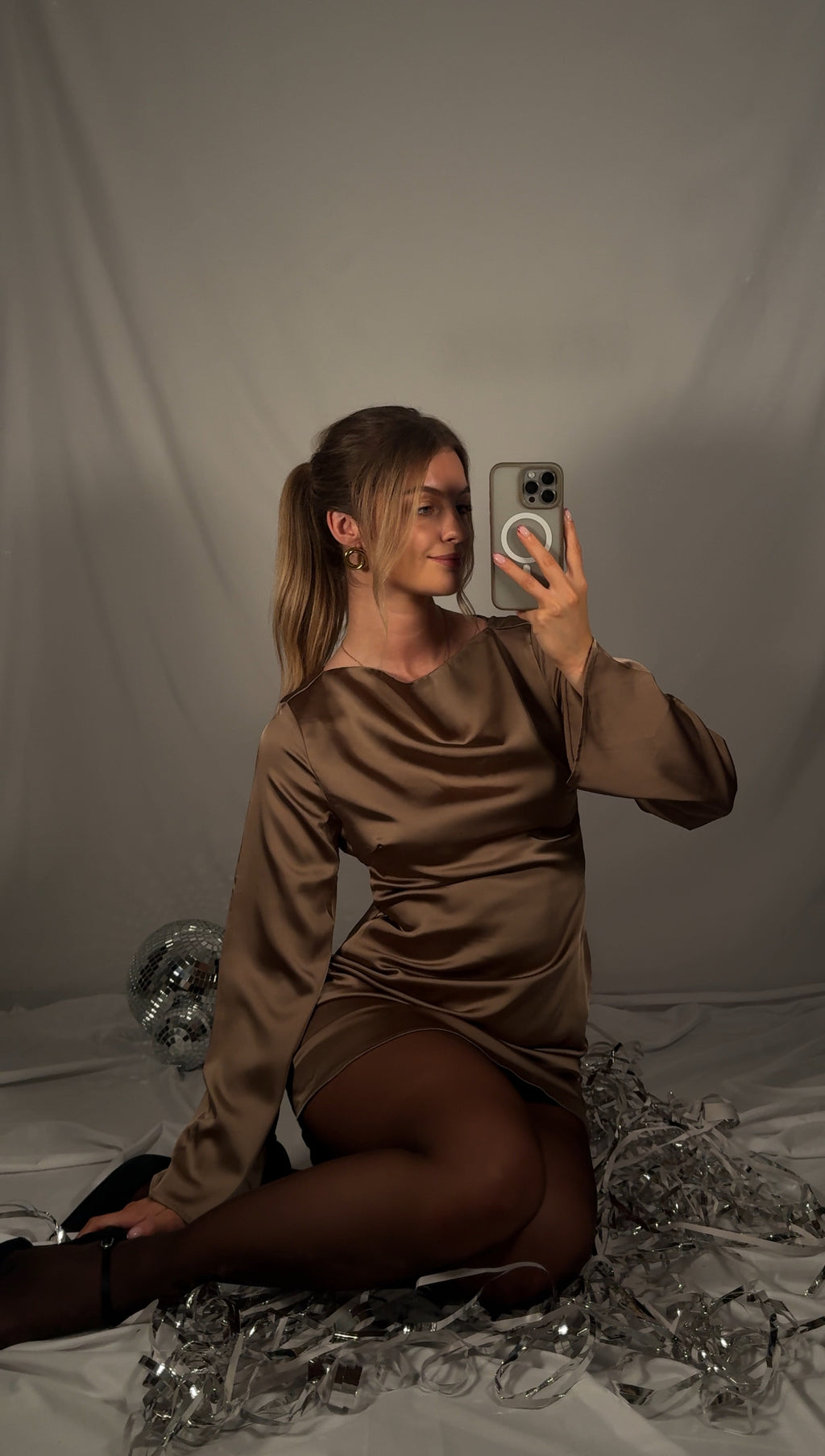 ROBE LÉONIE - MOCHA