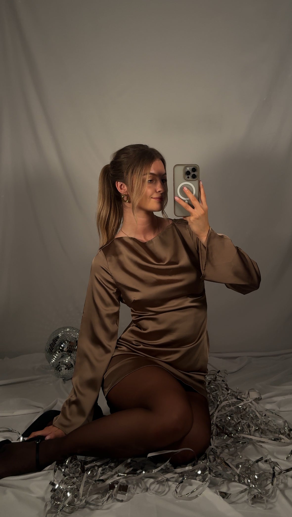 ROBE LÉONIE - MOCHA