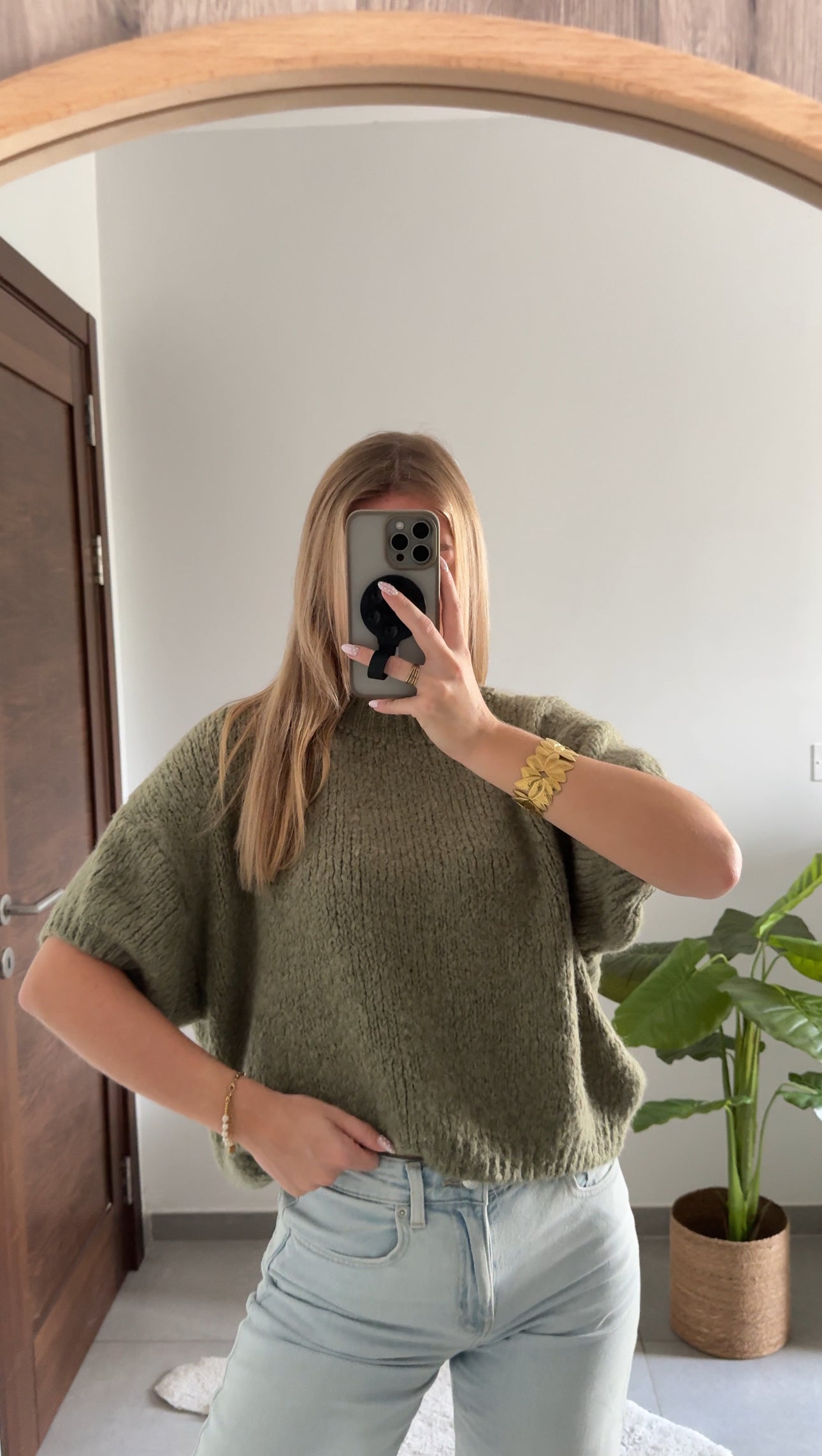 PULL LOUISON - KAKI