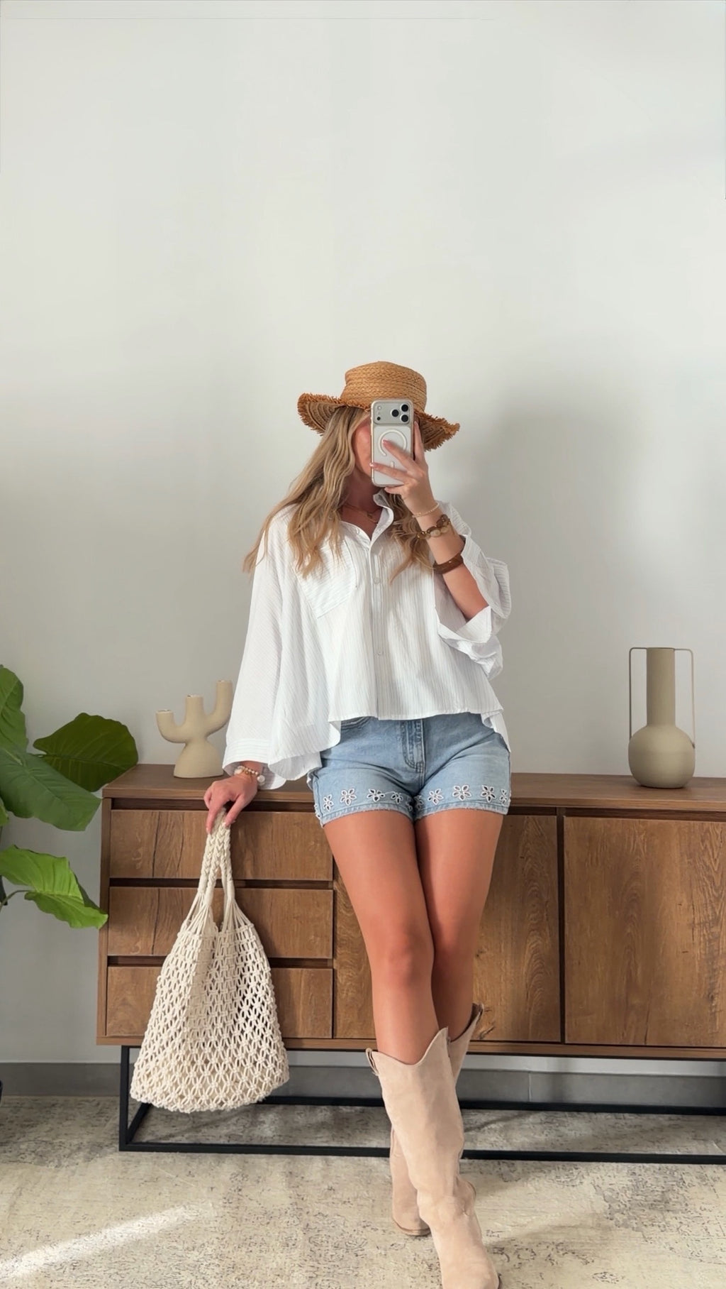 CHEMISE RAYÉE LOUANE - BLANCHE & BLEUE