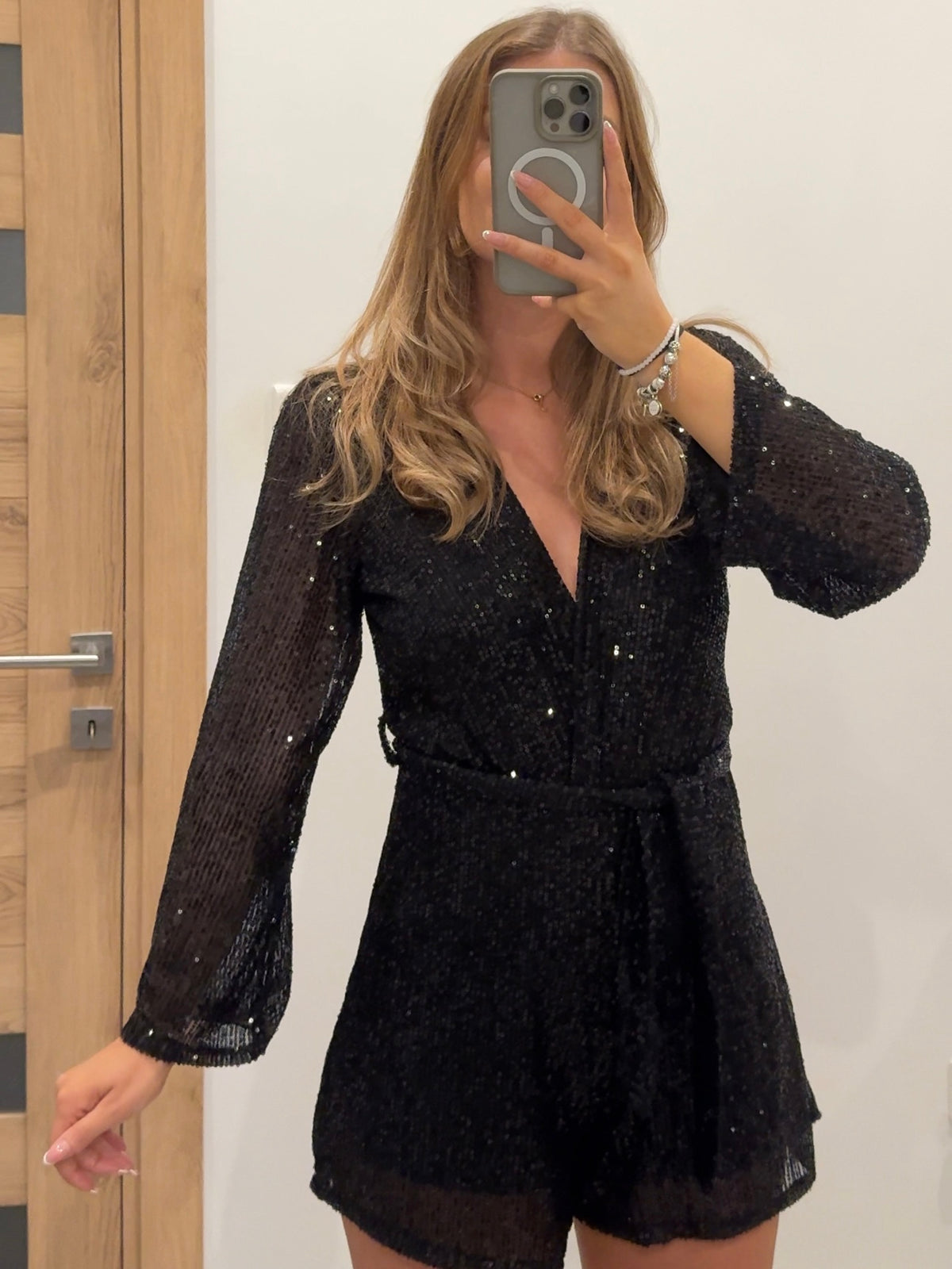 CLARISSE PLAYSUIT - BLACK