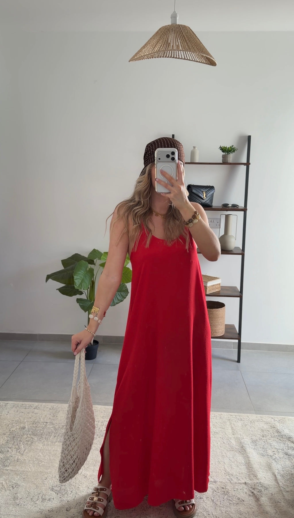 ALINE DRESS - RED