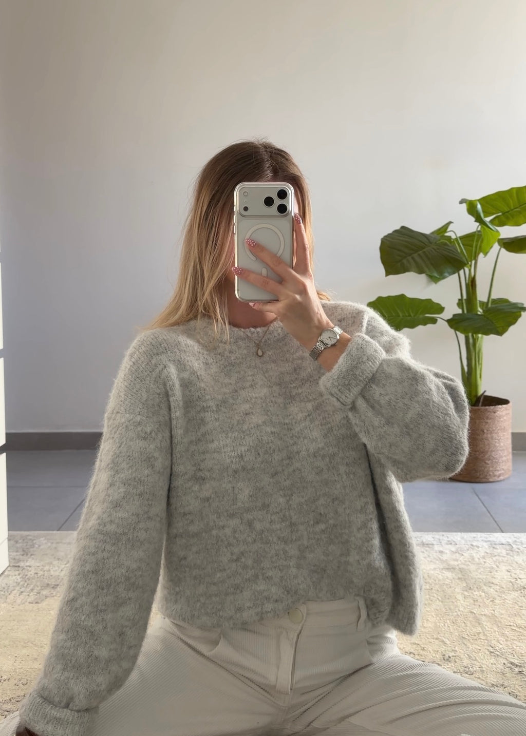 ARIANE SWEATER - GREY