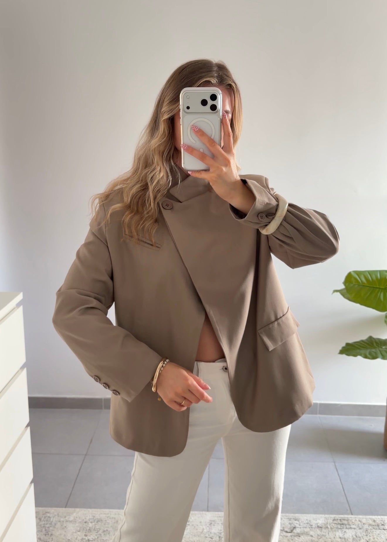 BLAZER ADRIA - TAUPE