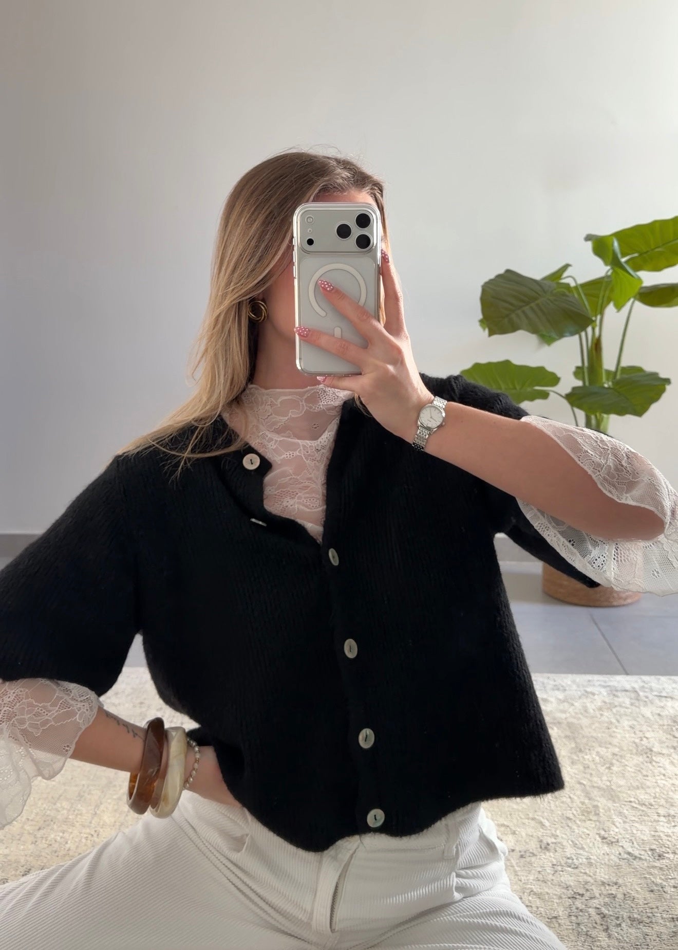 ALMA CARDIGAN - BLACK