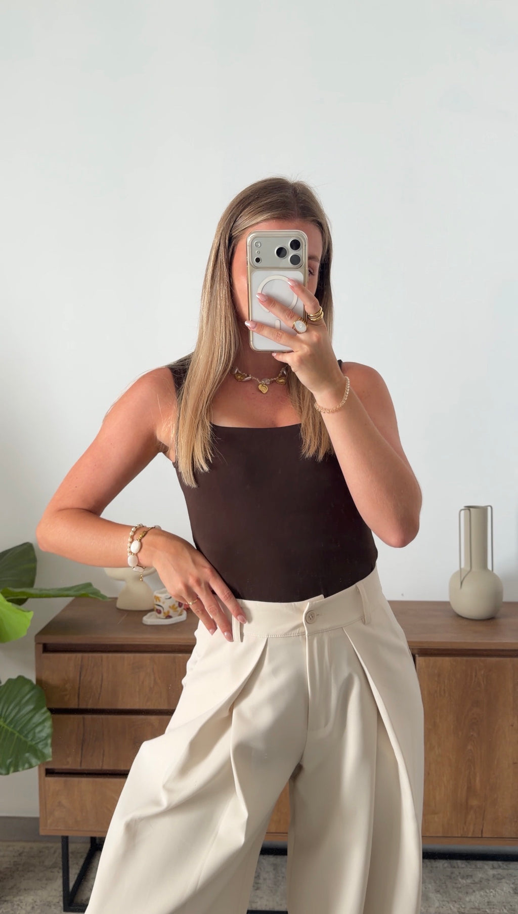MAÉ BODYSUIT – BROWN