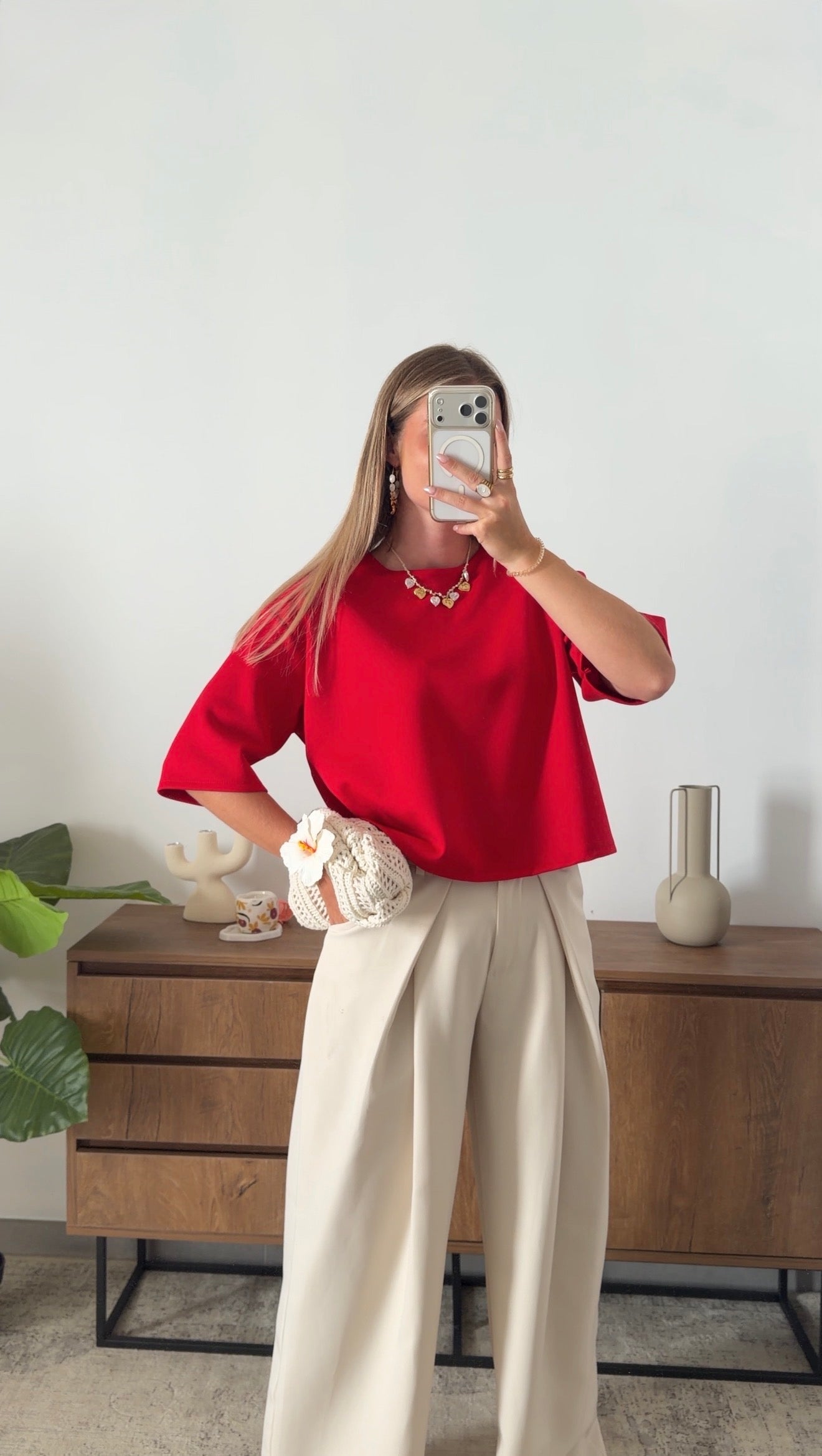 T-SHIRT GABY – ROUGE