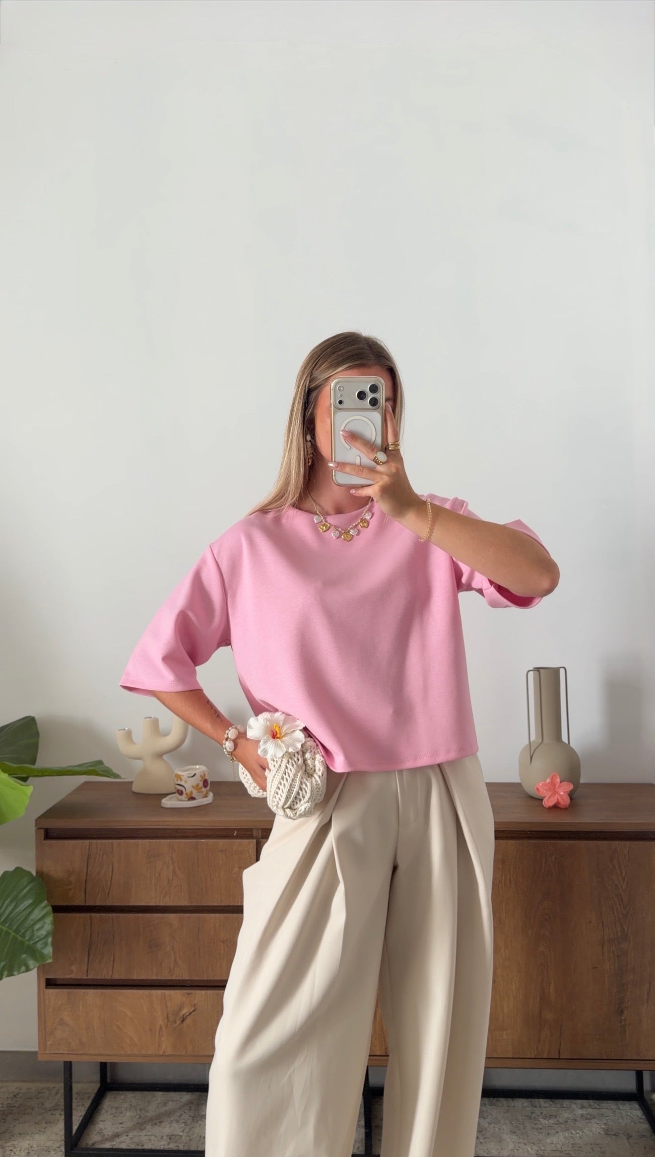T-SHIRT GABY – ROSE