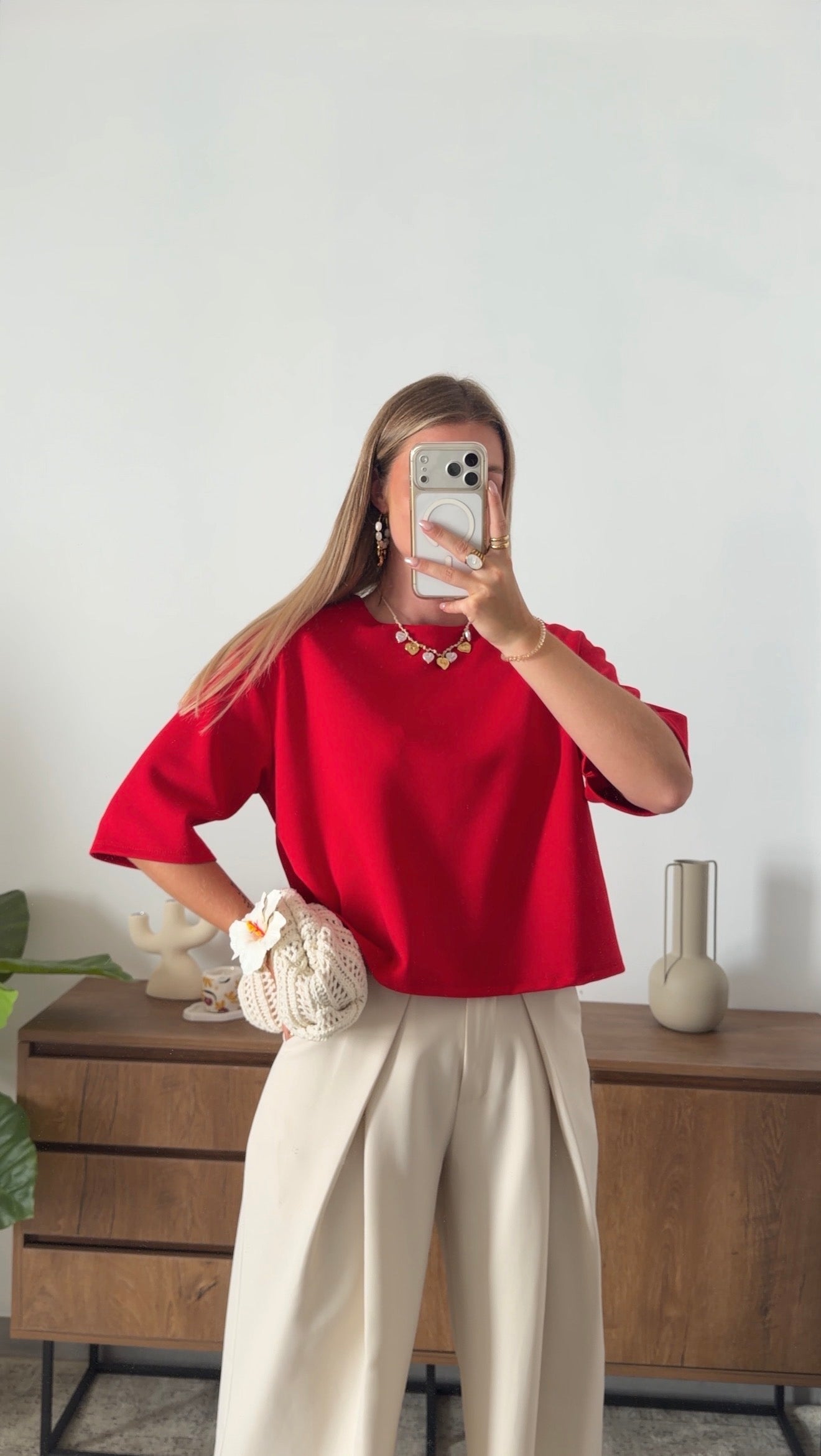 T-SHIRT GABY – ROUGE