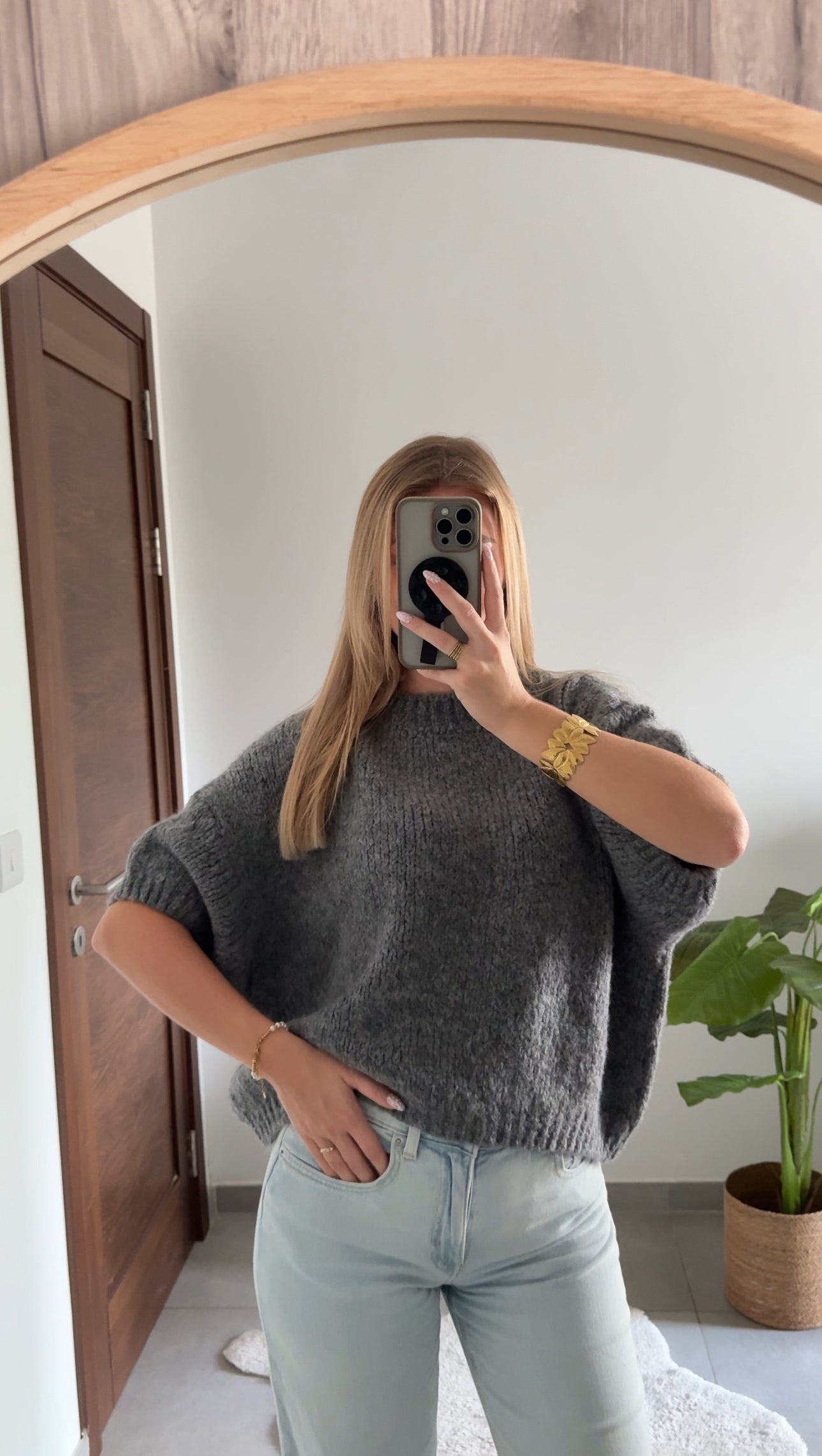 PULL LOUISON - GRIS