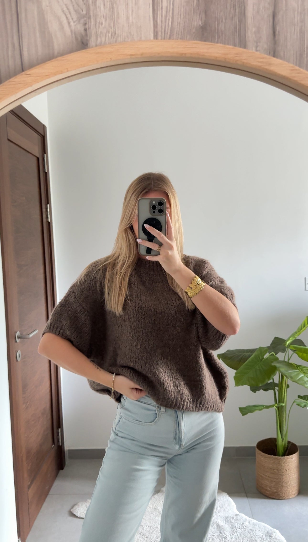 PULL LOUISON - CHOCOLAT