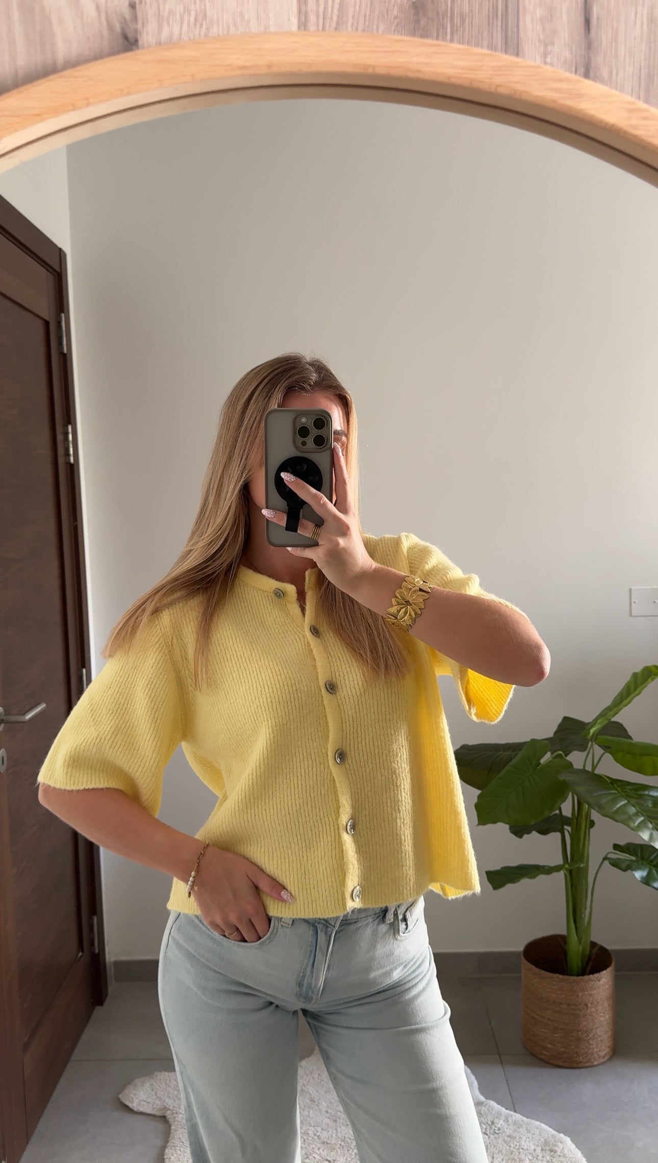 CARDIGAN ALMA - JAUNE