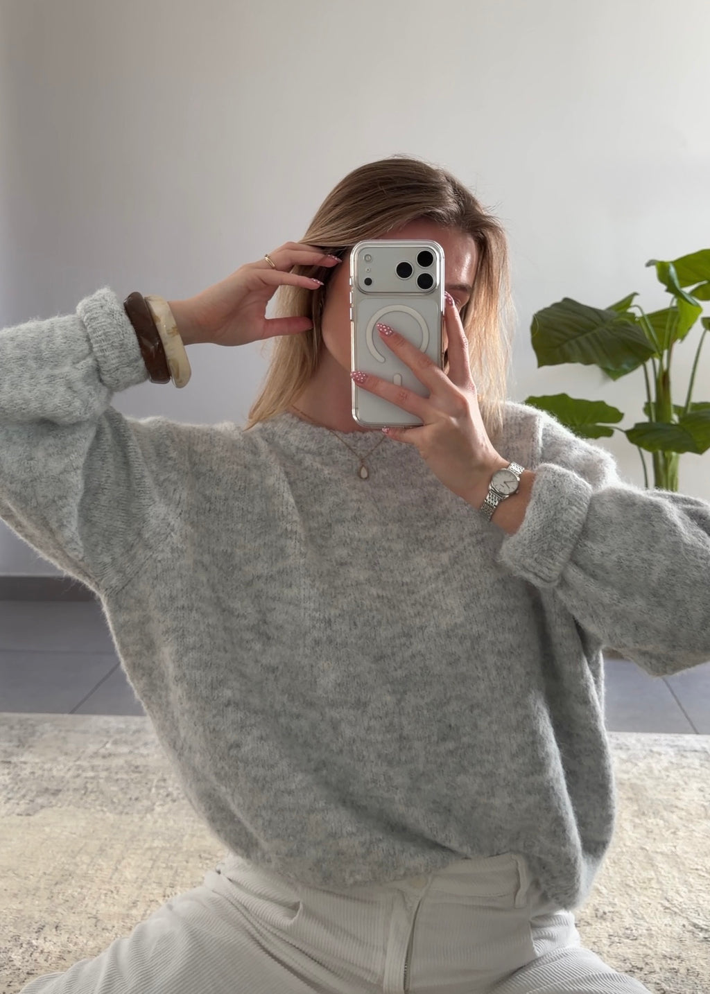 ARIANE SWEATER - GREY