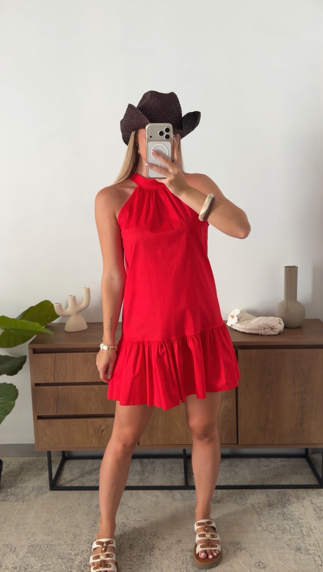 GIOIA DRESS - RED