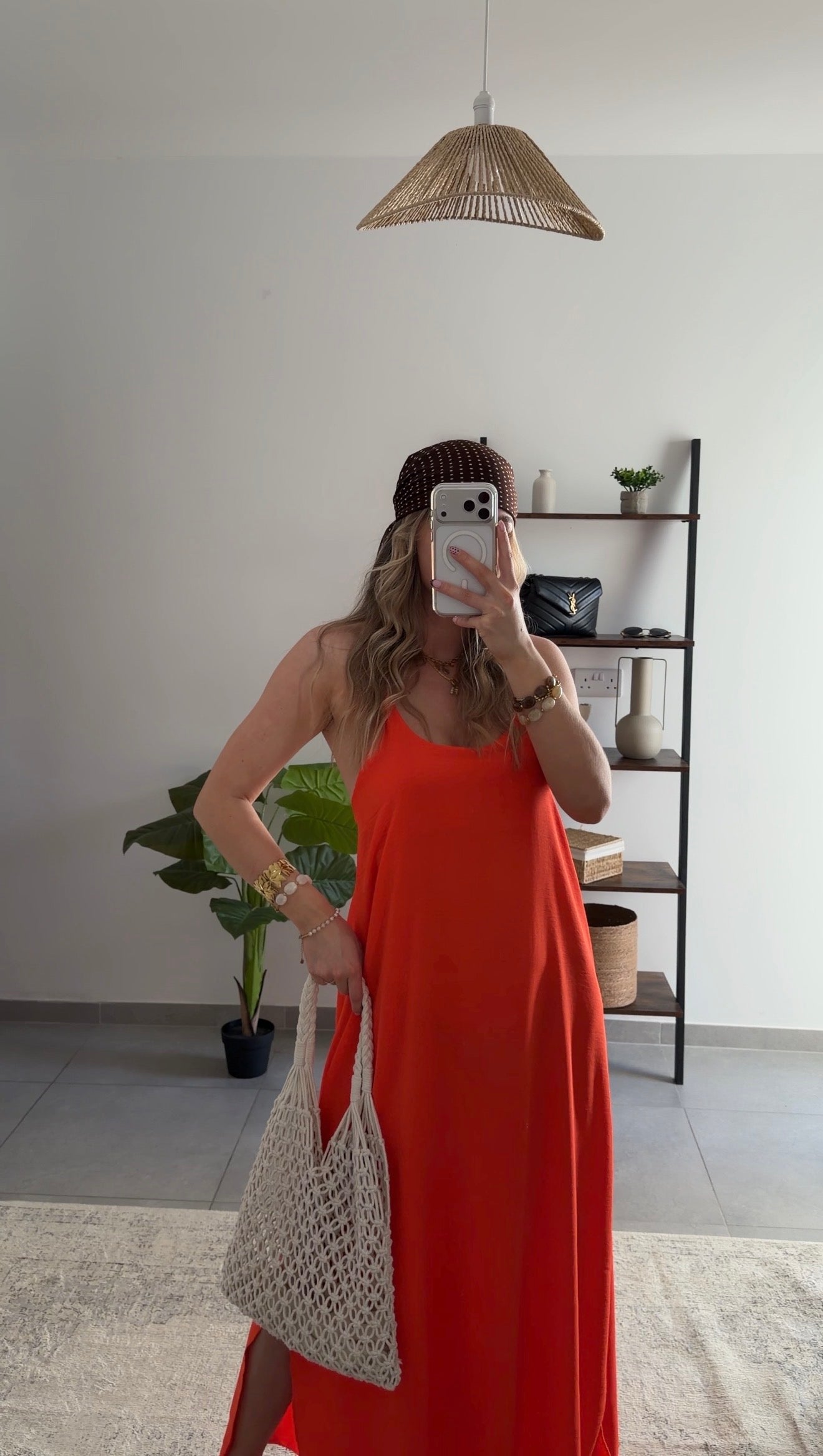 ALINE DRESS - ORANGE