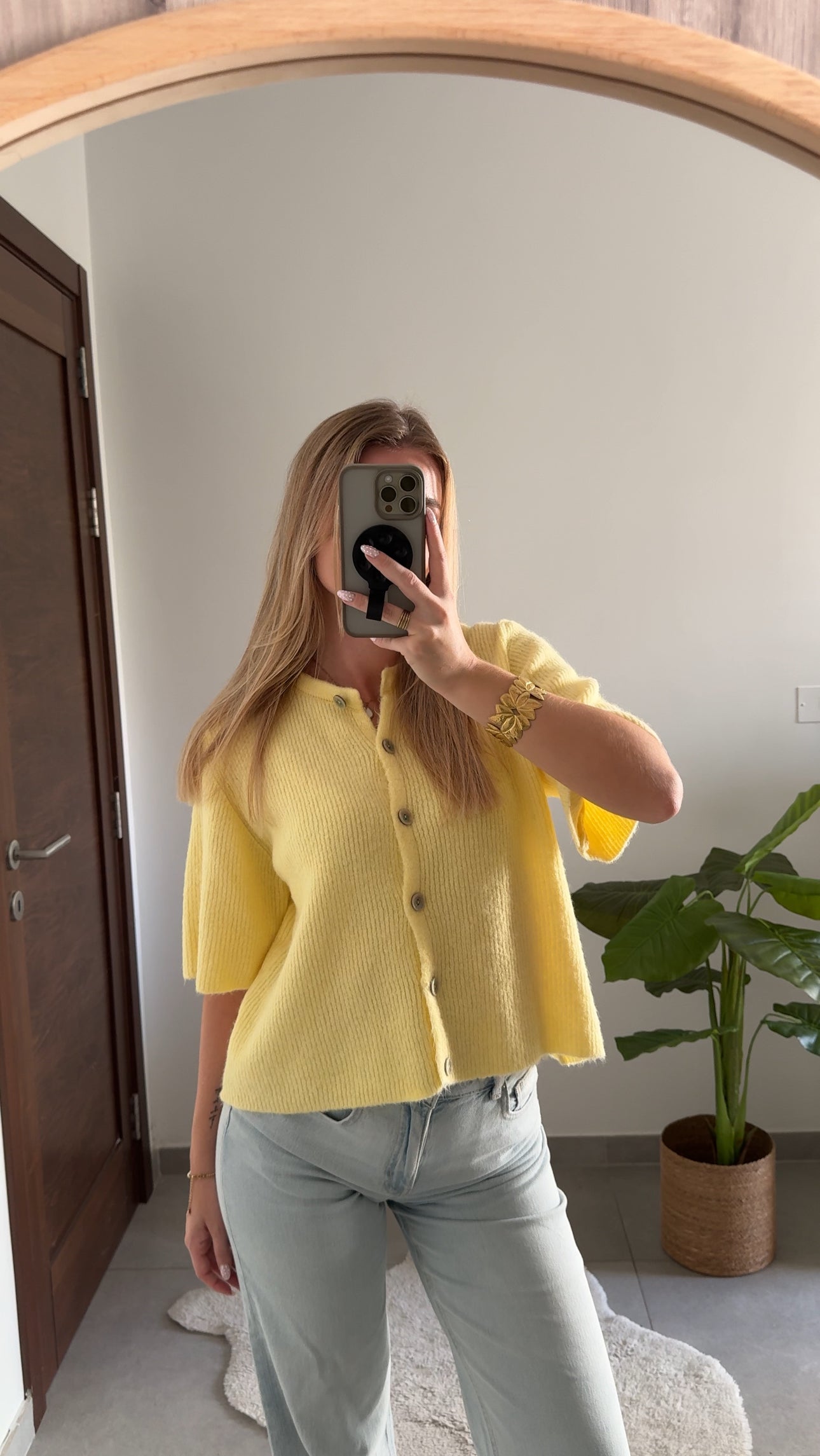 CARDIGAN ALMA - JAUNE