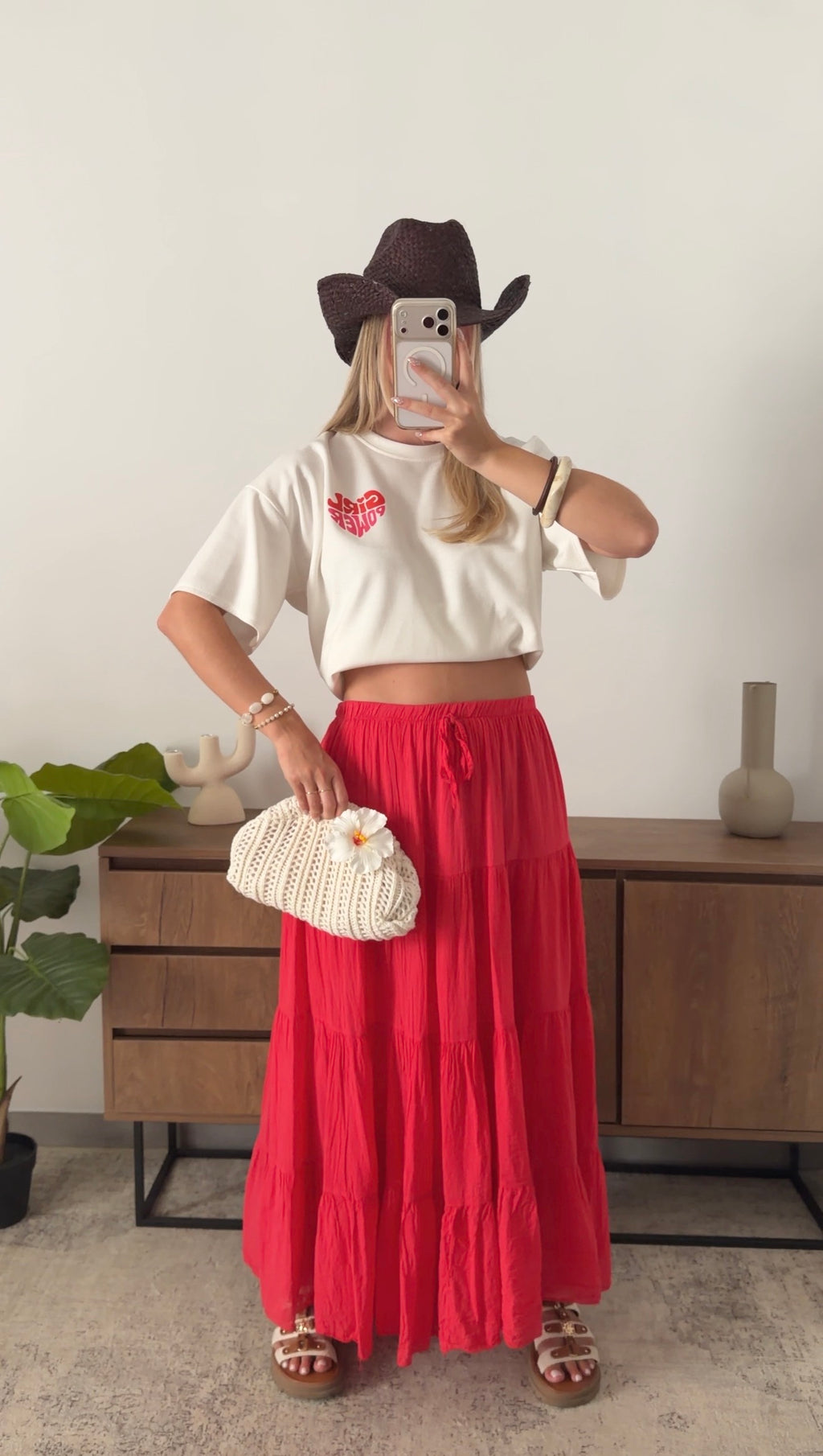 ELISA SKIRT - RED