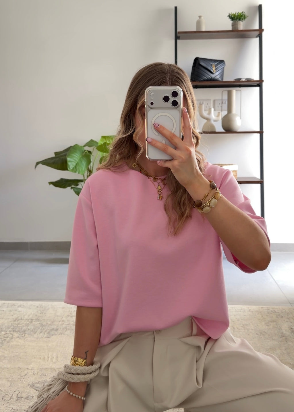 GABY T-SHIRT - LIGHT PINK