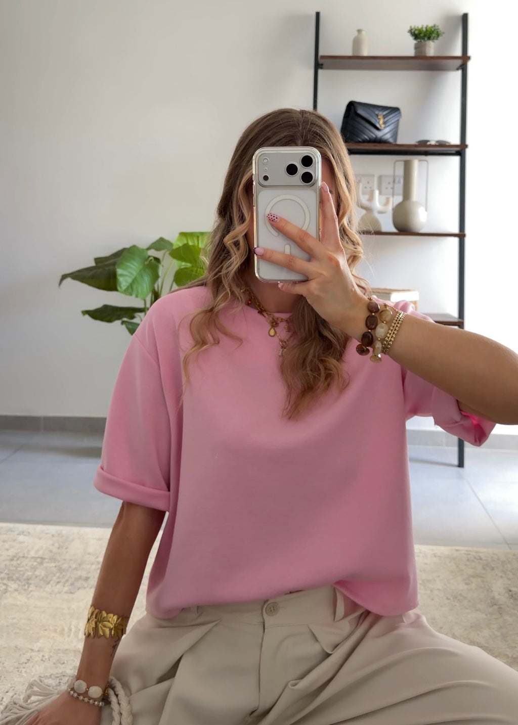 GABY T-SHIRT - LIGHT PINK