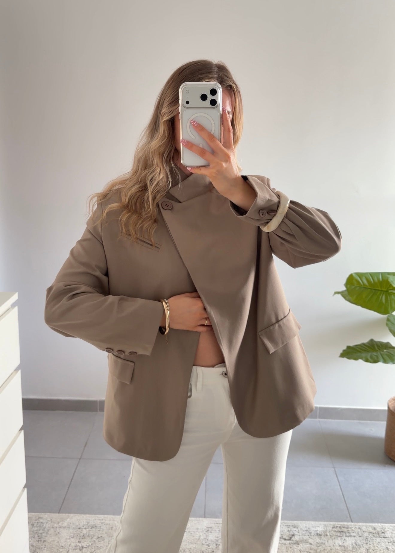 BLAZER ADRIA - TAUPE