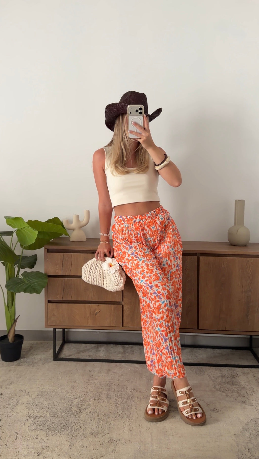 LOLA PANTS - FLORAL PRINT